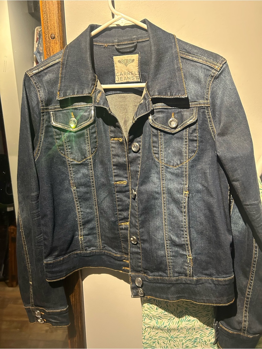 Women's Dark Blue Denim Jacket